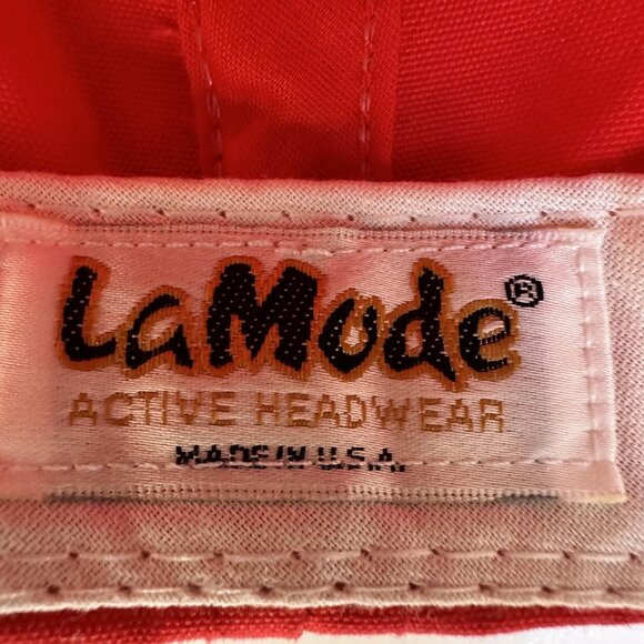 Vintage Wind Song Hat with Rope La Mode Leather Adjustable Strap Cap Made in USA - Picture 10 of 10